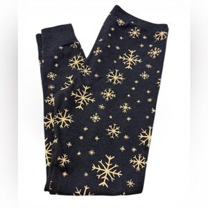 NWOT - Old Navy Dark Blue Snowflake PJ Pants/Long Johns